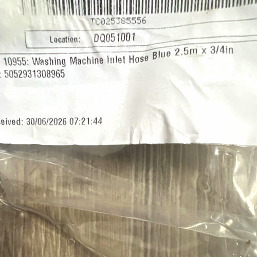 Washing machine inlet fill - machine, inlet/fill